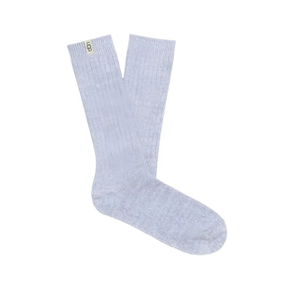 UGG Rib Knit Slouchy Crew Sock (Icelandic Blue)